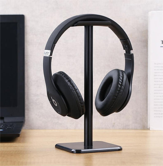 Estante de exhibición de aluminio desmontable para colgar auriculares
