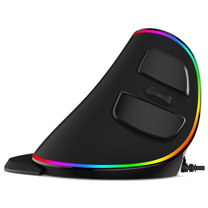 Ratón ergonómico vertical con cable RGB