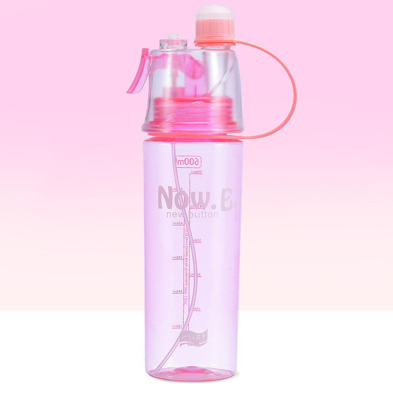 Botella de agua de con spray