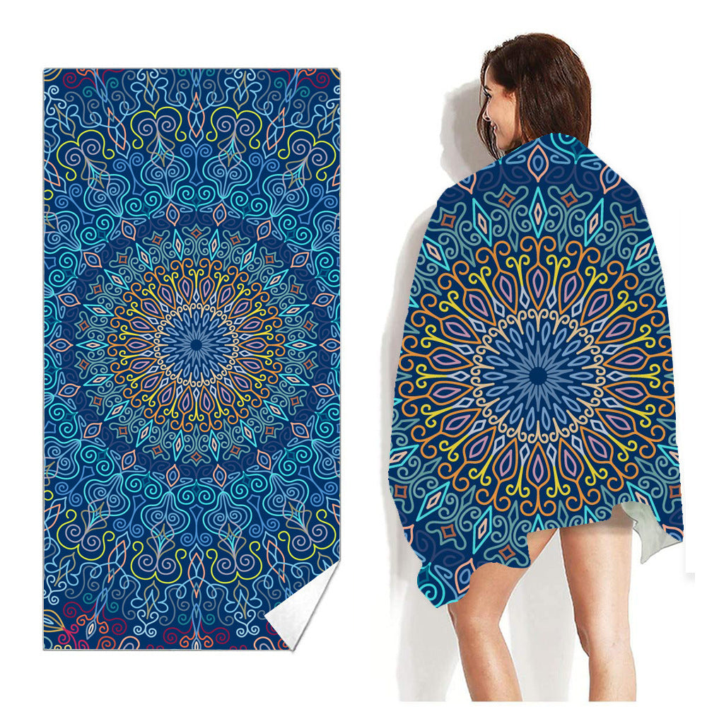 Toalla De Playa Con Mandala
