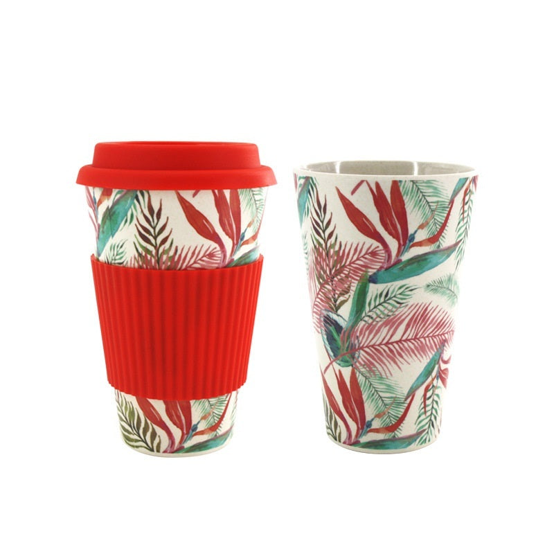 Taza de café de fibra de bambú natural Summer Products ecológico