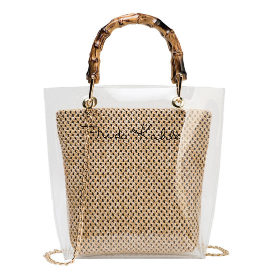Bolsa transparente casual