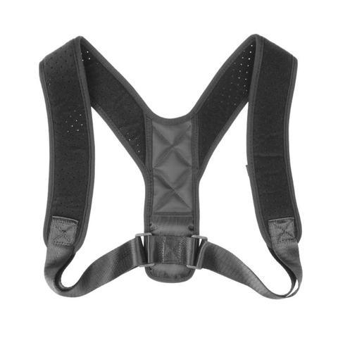Corrector de postura ajustable, correa de soporte para la espalda, soporte para hombros y columna vertebral, cámara ortopédico para la postura lumbar.