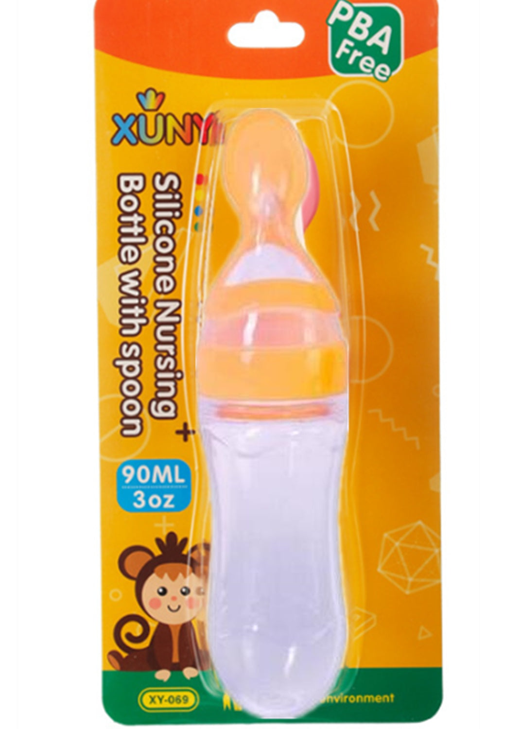 Cuchara tipo biberon para bebes