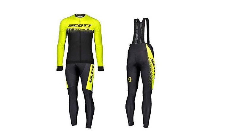 Maillot de ciclismo de manga y pantalones largos