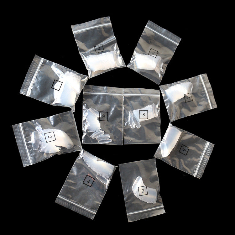 500 uñas postizas transparentes