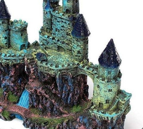 Decoración en forma de castillo para acuarios
