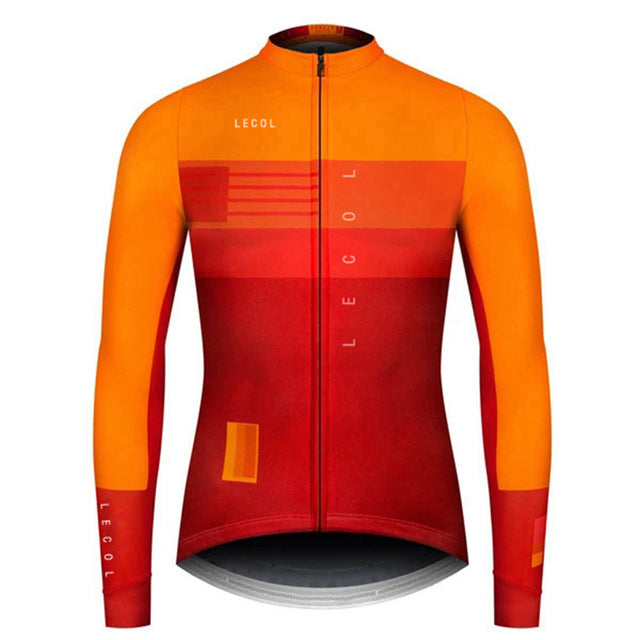 Jersey de ciclismo de manga larga de otoño