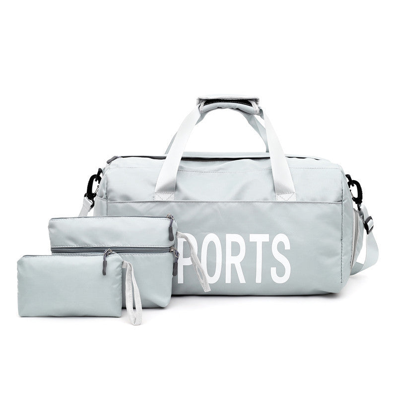 Bolsa de nailon deportiva independiente de tres piezas