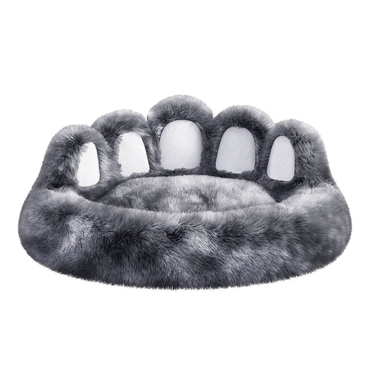 Cama ligera para mascotas con forma de pata de oso