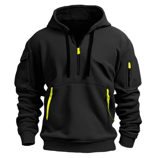 Sudadera con capucha y hombros caídos para hombre y mujer holgada de talla grande