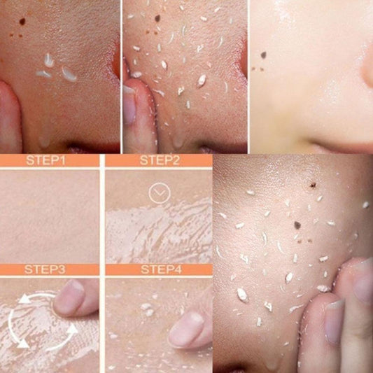 Crema exfoliante facial en gel de pepino coco y papaya (100 ml) para limpieza corporal