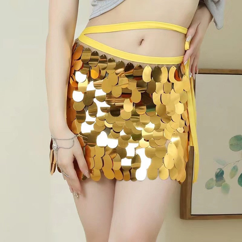 Pantalones cortos de danza del vientre para mujer