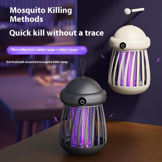Lámpara antimosquitos y insectos silenciosa eléctrica con carga USB para exteriores