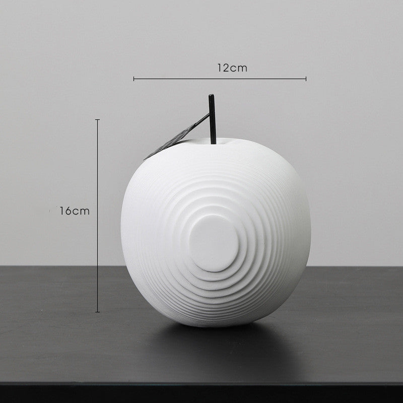 Decoración moderna de manzana o pera