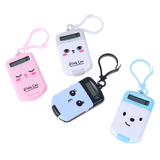 Mini calculadora en forma de galleta.