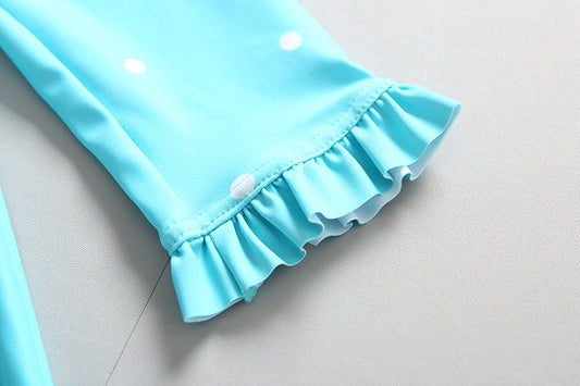 Traje de baño de una pieza para niños con protección solar