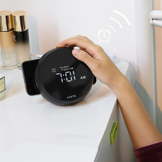 Cargador inalámbrico con reloj
