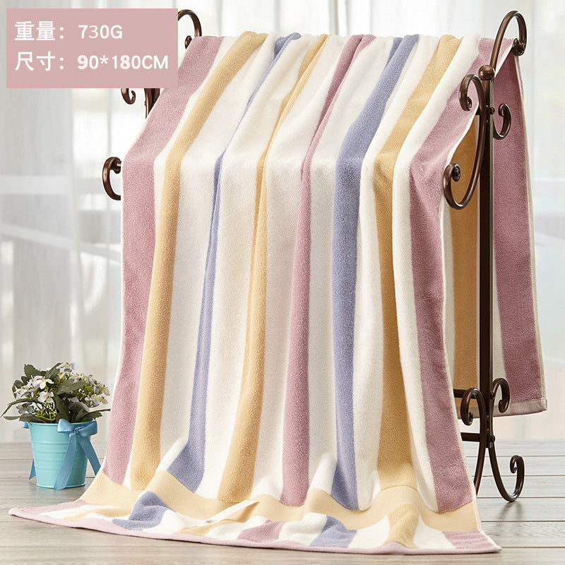 Toalla de baño grande absorbente de algodón