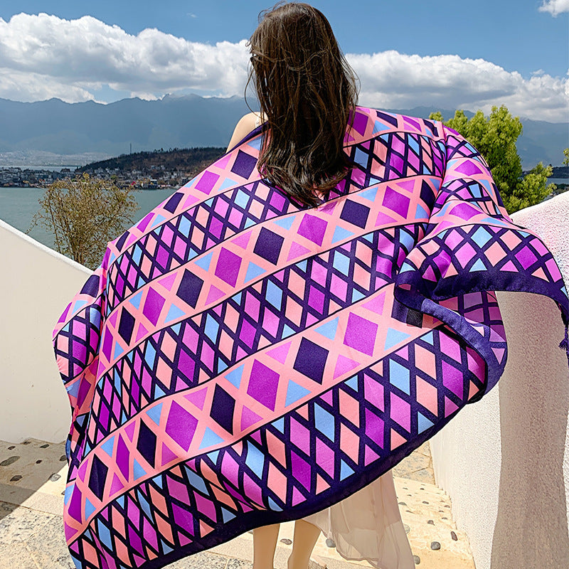 Bufanda tipo chal para mujer ideal para vacaciones verano
