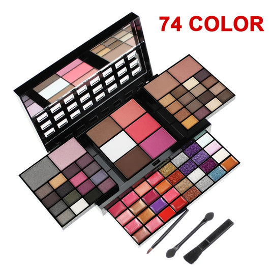 Set de maquillaje de 74 colores