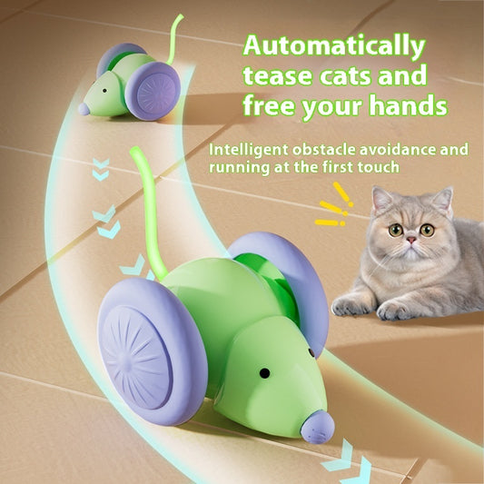 Ratón de juguete recargable para gatos USB