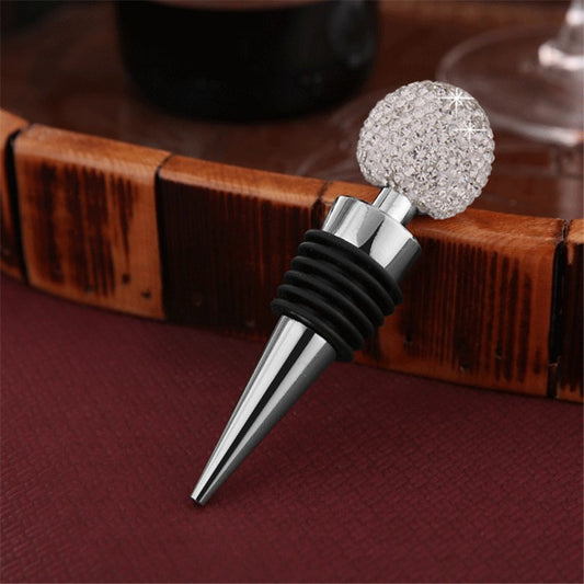 Tapón de vino con forma de bola de cristal