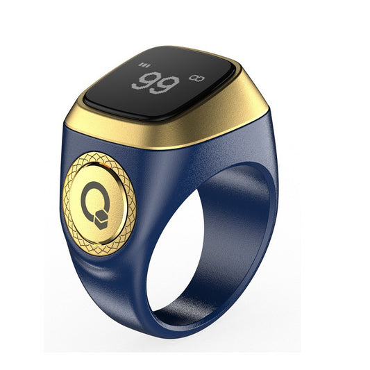 Anillo inteligente con contador de pasos de pantalla digital