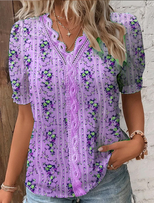 Camisa de manga corta con estampado