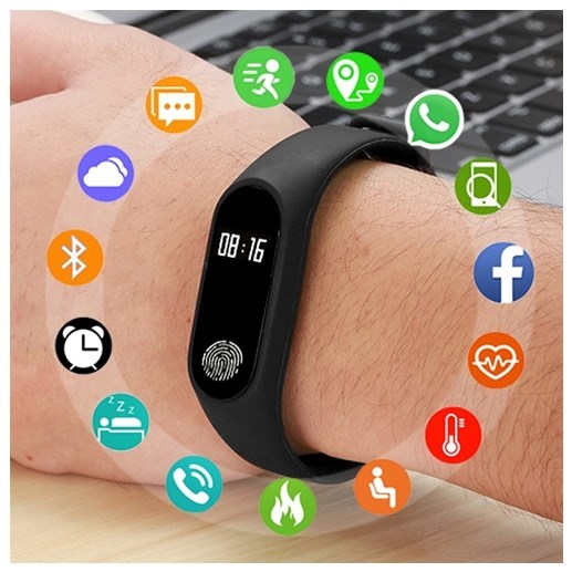 Pulsera inteligente de fitness unisexo