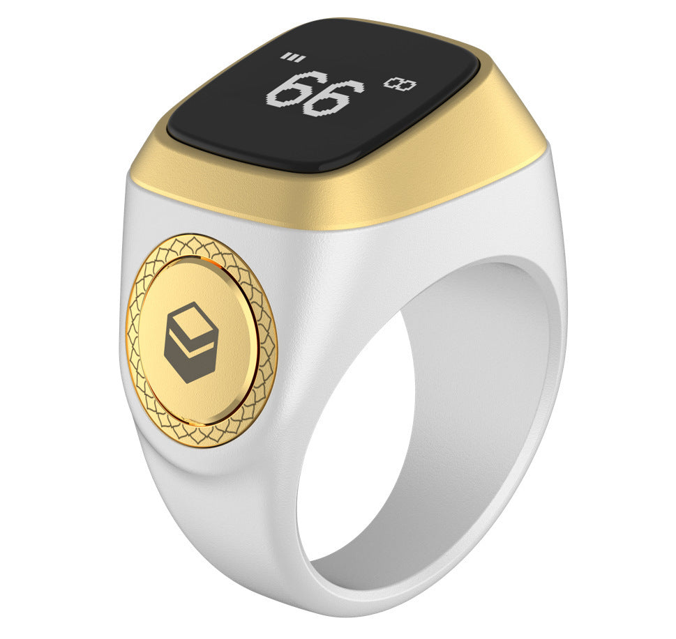 Anillo inteligente con contador de pasos de pantalla digital