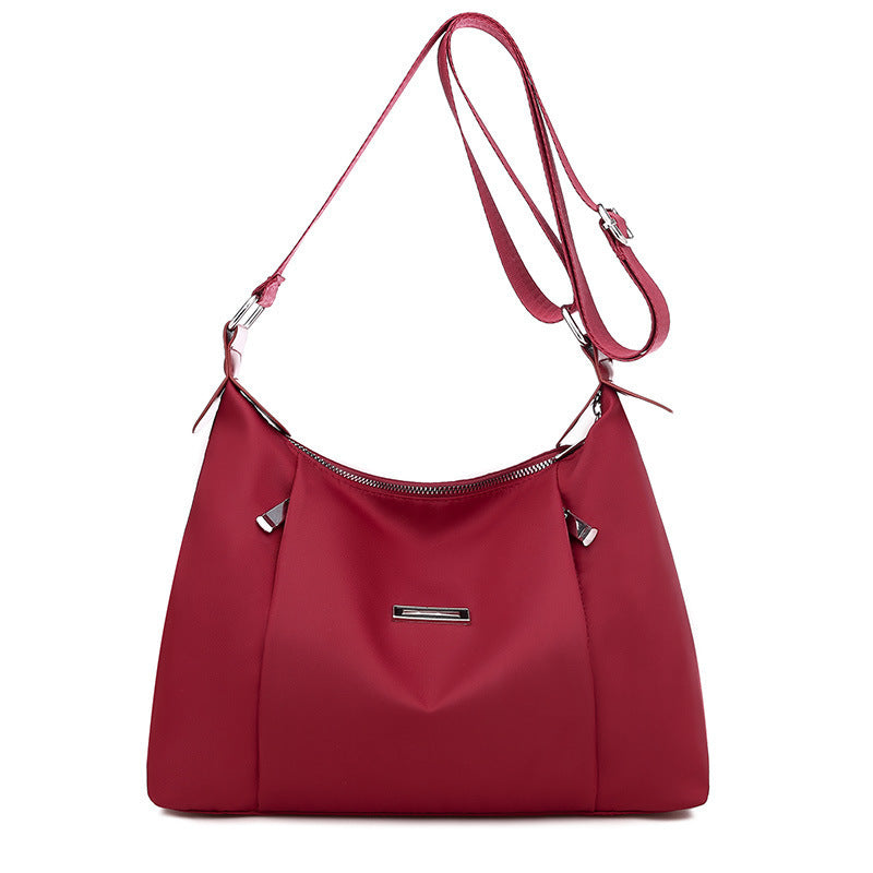 Bolso bandolera de tela Oxford sencillo