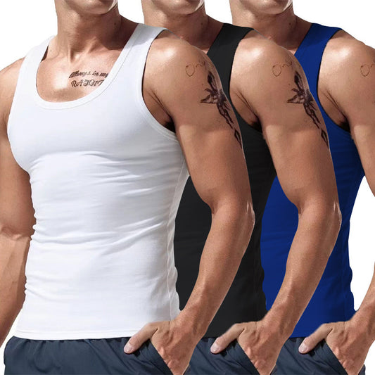Camiseta básica manga corta Primavera verano Multicolor de tres piezas