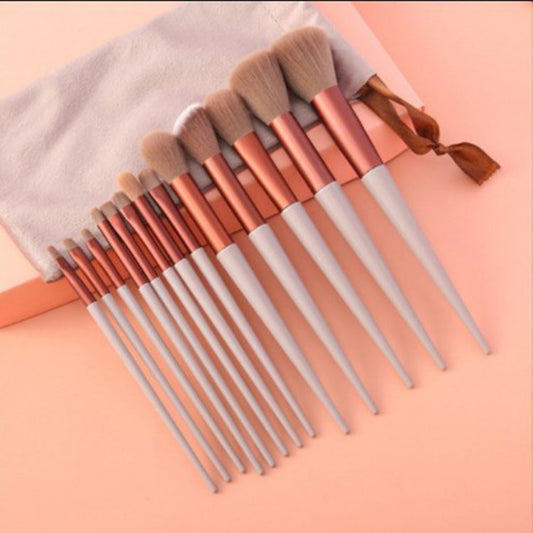 Juego de 13 brochas de maquillaje