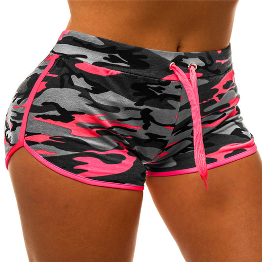 Pantalones para mujer con estampado de camuflaje