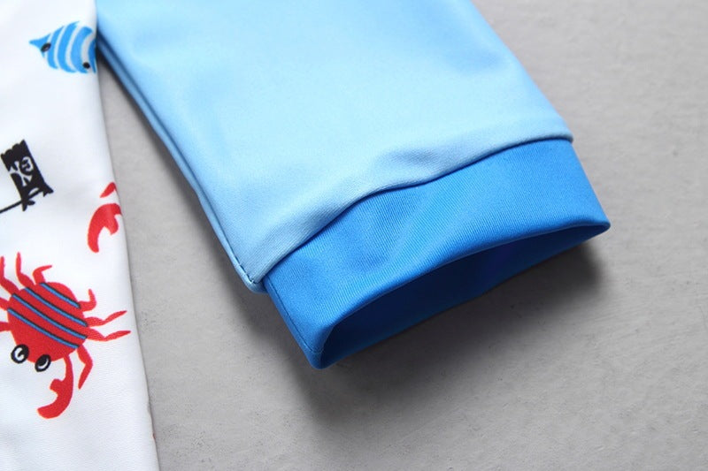 Traje de baño de una pieza para niño con protección solar