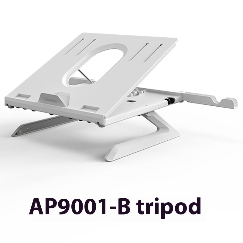Soporte para computadora portátil multifuncional plegable base de aluminio