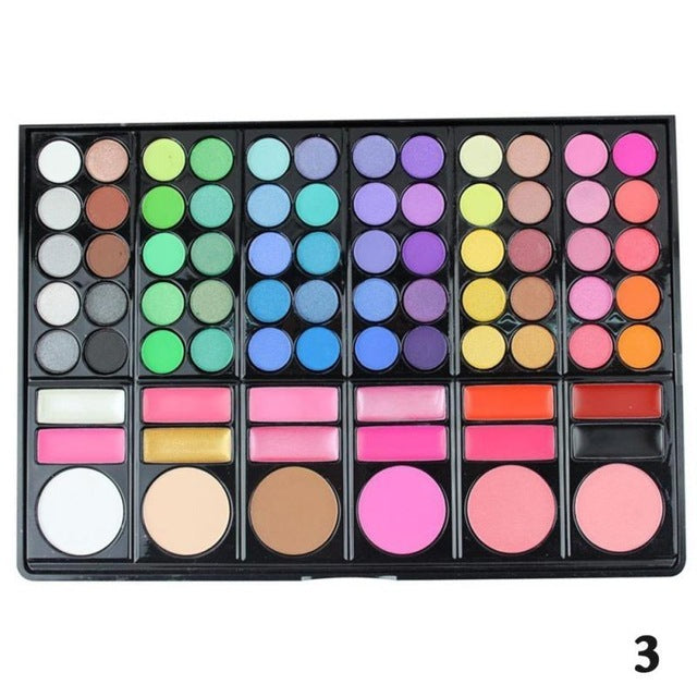 Paleta de sombras de ojos 78Color Matte Shimmer