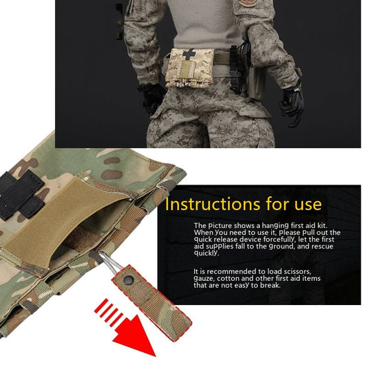 Bolsa para artículos diversos y kit de primeros auxilios Seal riñonera ideal para senderismo