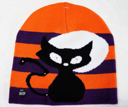 Gorro luminiscente con expresión de terror de Halloween