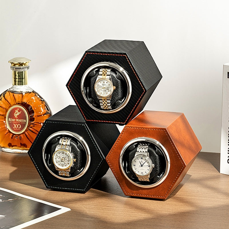 Mini watch box with vibrating mechanism