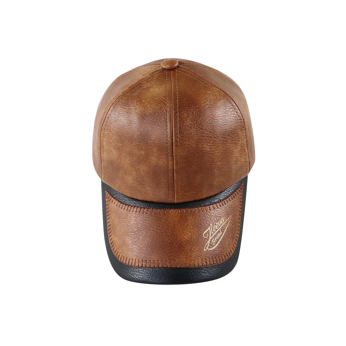 Gorra de béisbol de cuero PU