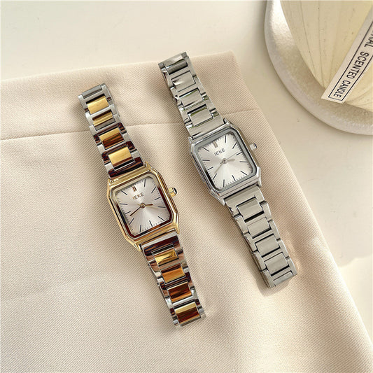 Reloj cuadrado estilo sencillo para mujer