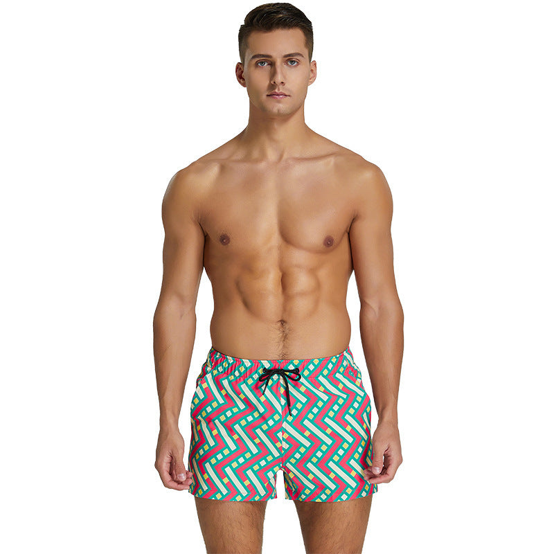 Men's surf-style swim shorts