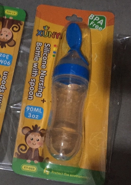 Baby bottle spoon