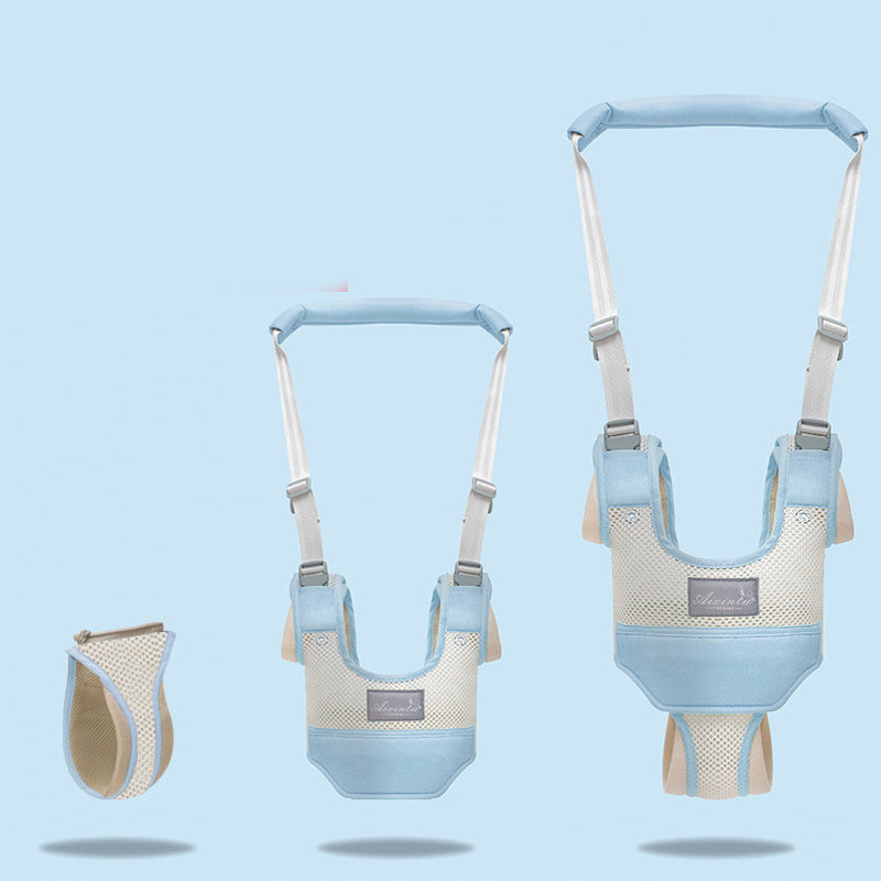 Baby walker with harness