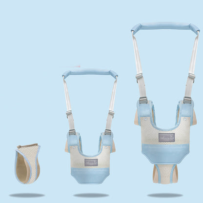 Baby walker with harness