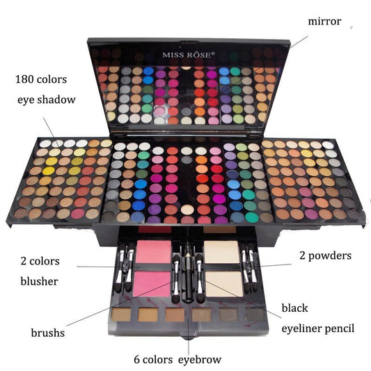 Paleta de maquillaje con forma de piano set de 180 colores