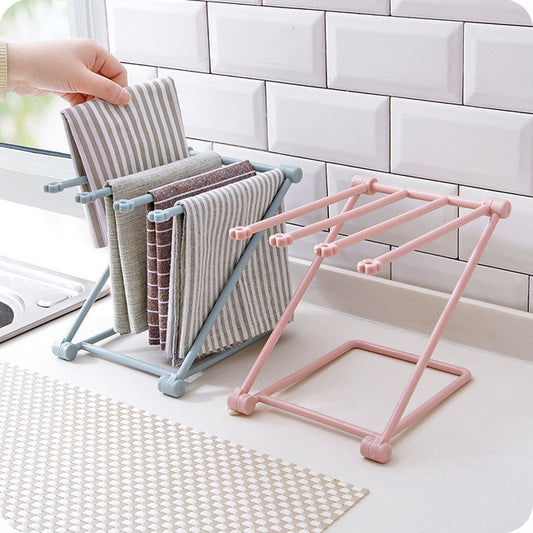 Estante plegable para trapos de cocina organizador de accesorios y aparatos de cocina