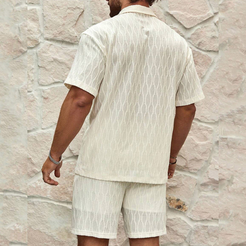 Men's 2-piece short-sleeved summer set